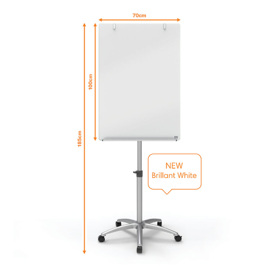 Sklenený flipchart Nobo Diamond 700x1000 mm - Image 2