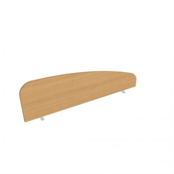 Paraván Hobis na hranu stola, oblý, 140 cm, buk