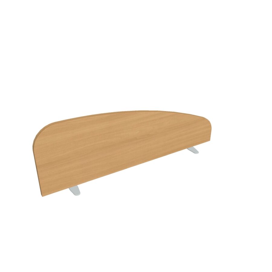 Paraván Hobis na plochu stola, oblý, 120 cm, buk - Image 2