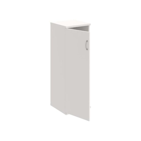 Policová skriňa Strong L, 40x115,2x40 cm, biela/biela
