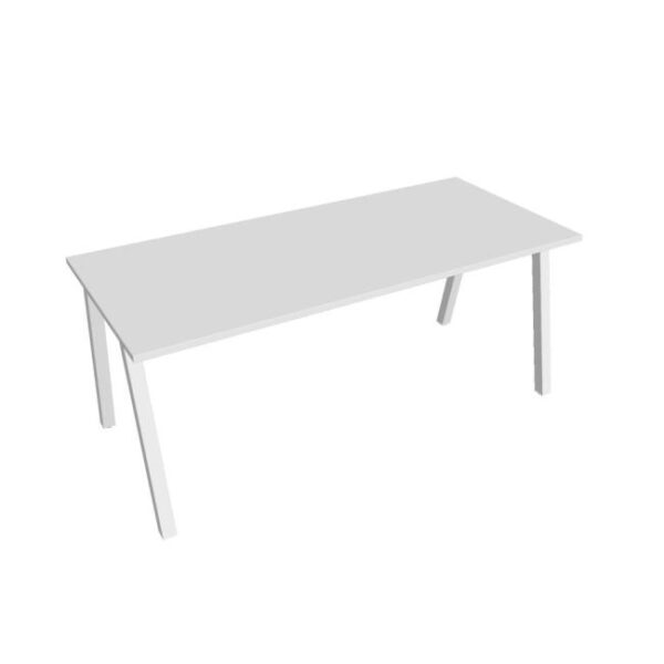 Rokovací stôl UNI A, 180x75,5x80 cm, biela/biela
