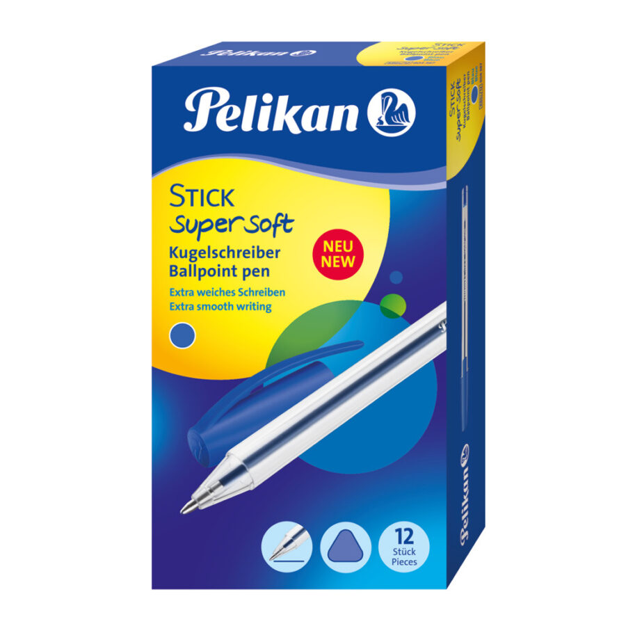 Guľôčkové pero Pelikan Stick super soft modré - Image 3