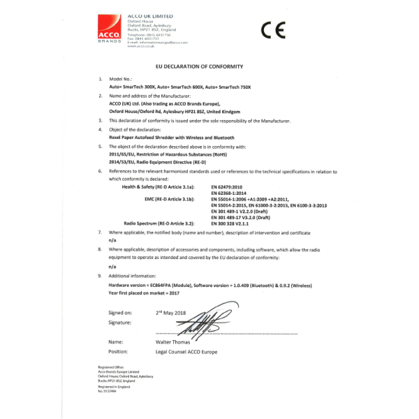 Skartovačka s krížovým rezom Rexel Auto+ 750X - Image 10
