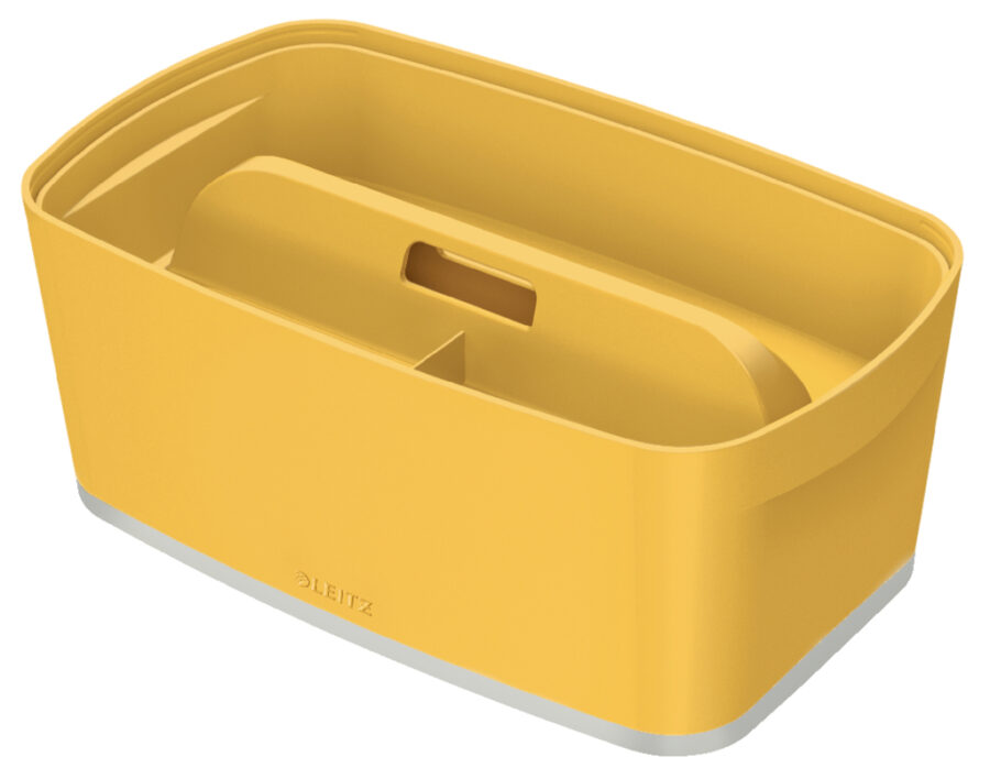 Úložný box s vekom Leitz MyBox, veľkosť S teplý žltý - Image 4