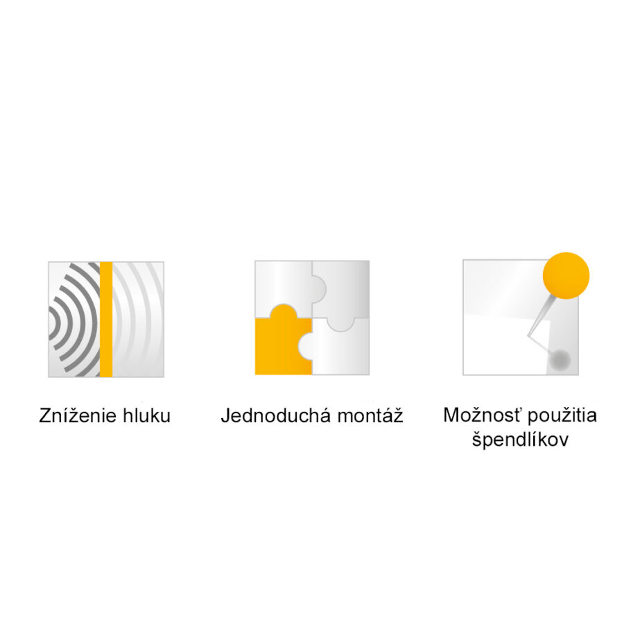 Paraván na plochu stola Akustik, 180 cm, modrý - Image 7
