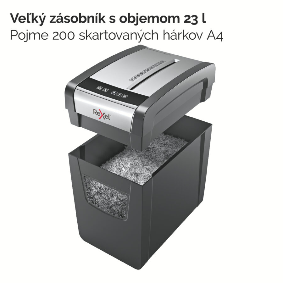 Skartovačka Rexel Momentum X312-SL Slimline - Image 2