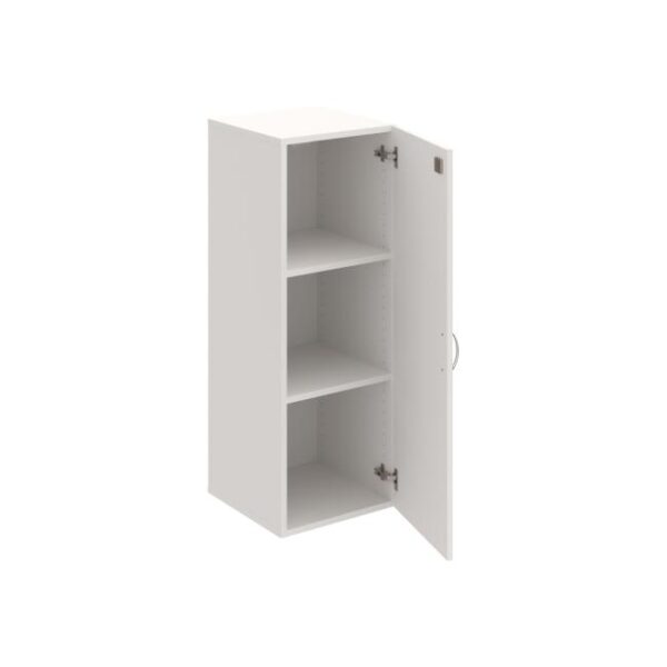 Policová skriňa Drive, zámok, 40x111,0x42 cm, biela/biela