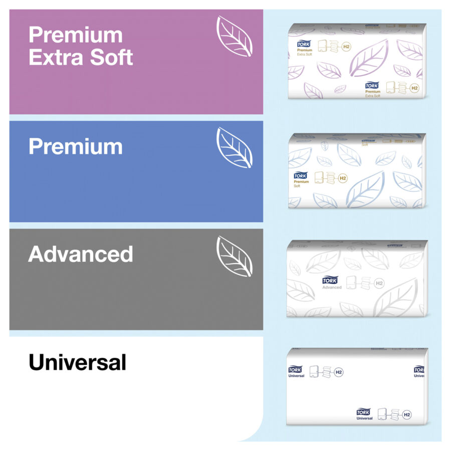 Zásobník na papierové utierky Multifold Tork Xpress® nerez H2 - Image 9