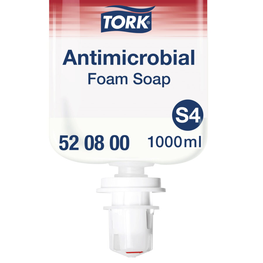 Penové mydlo TORK antimikrobionálne 1 l číre S4 - Image 7