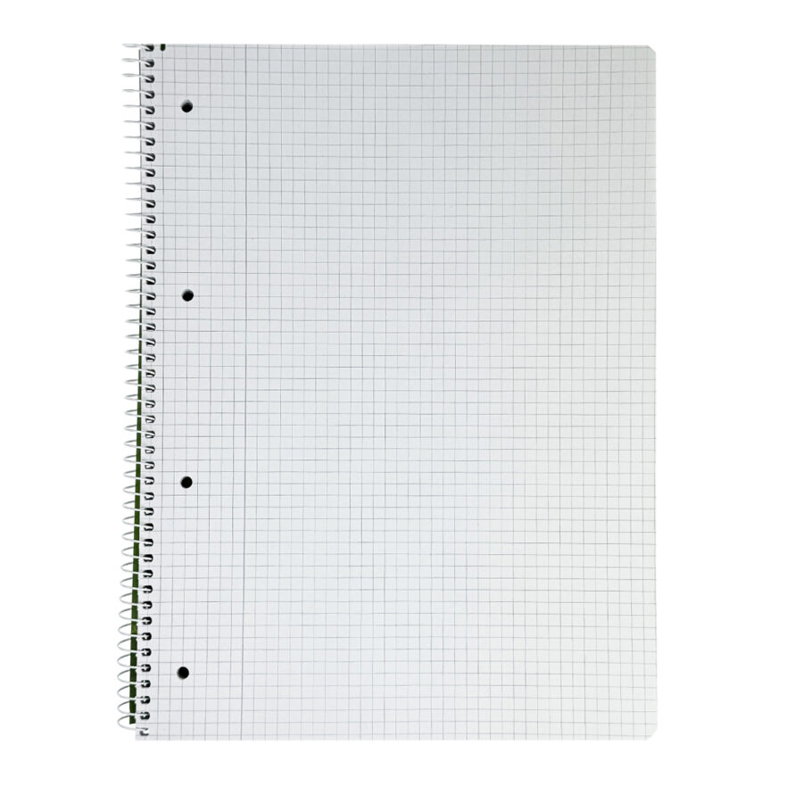 Blok College Format Werk Ursus Green A4 80 listov štvorčekový 70g, recyklovaný - Image 2