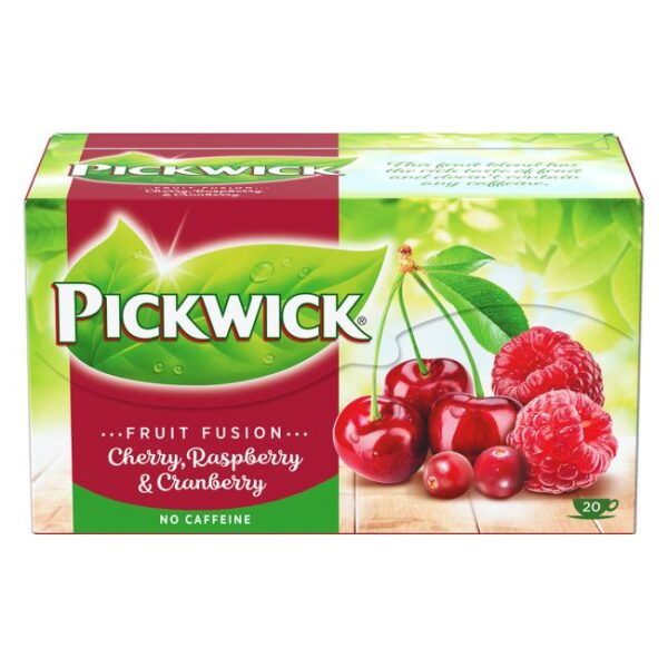 Čaj PICKWICK čerešňa s malinou HB 20 x 2g