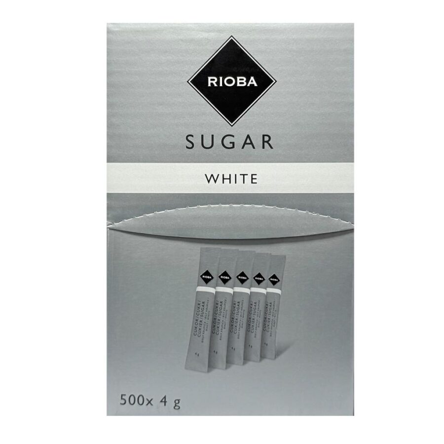 Cukor Rioba biely 500 x 4 g tyčinky - Image 3
